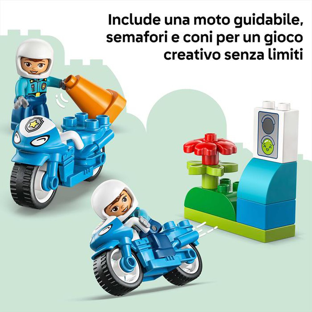 Immagine del prodotto LEGO - DUPLO Motocicletta blu della Polizia - 10471