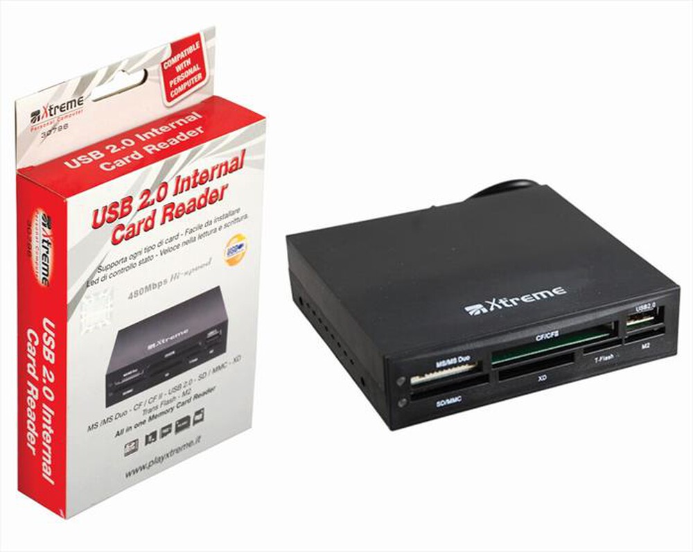 Immagine del prodotto XTREME - 30796 - Internal Card Reader for 3.5"