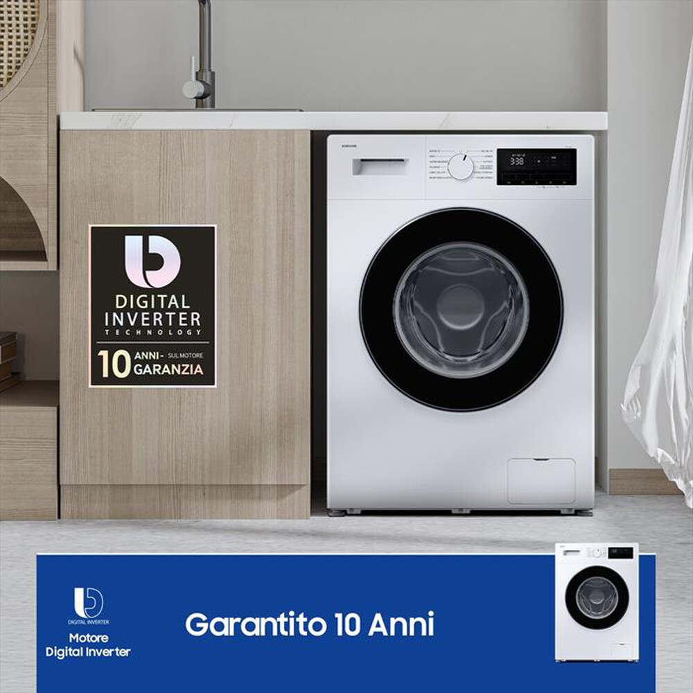 Immagine del prodotto SAMSUNG - Lavatrice WW80FG3M05AWET 8 Kg Classe A-Bianco