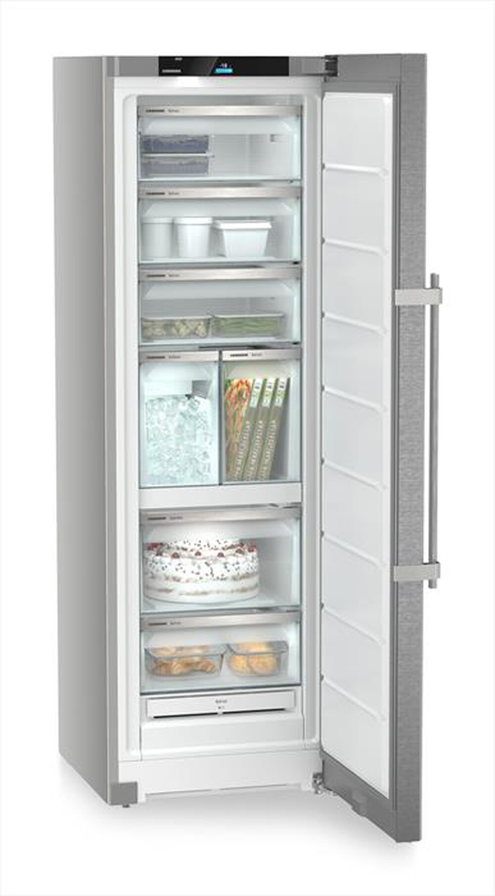 "LIEBHERR - Congelatore verticale FNSDD  5297-20 ClasseD 277lt-SmartSteel / Silver"