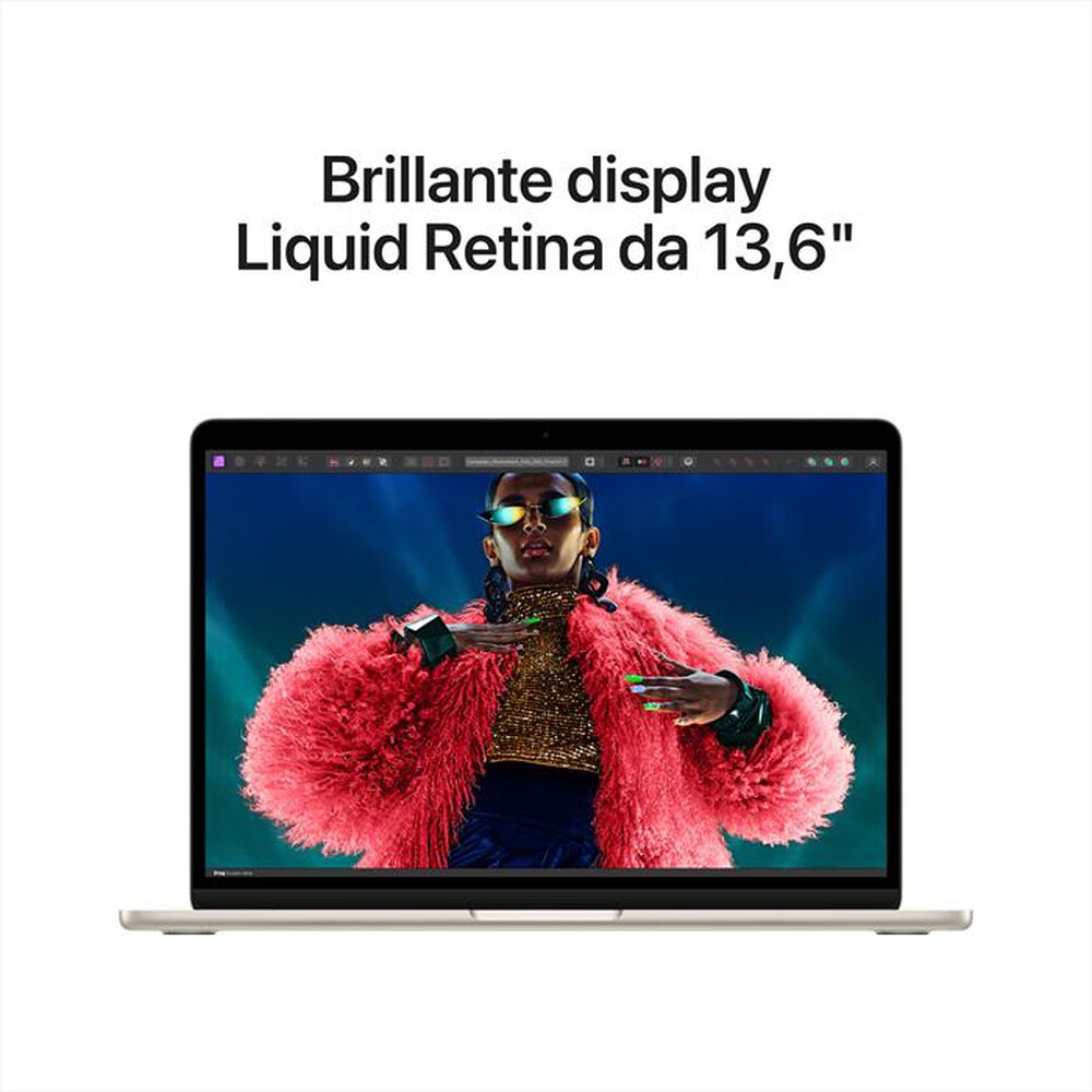 "APPLE - MacBook Air 13\" M2 Core CPU 8 GPU 8 16GB 256GB SSD-Galassia"
