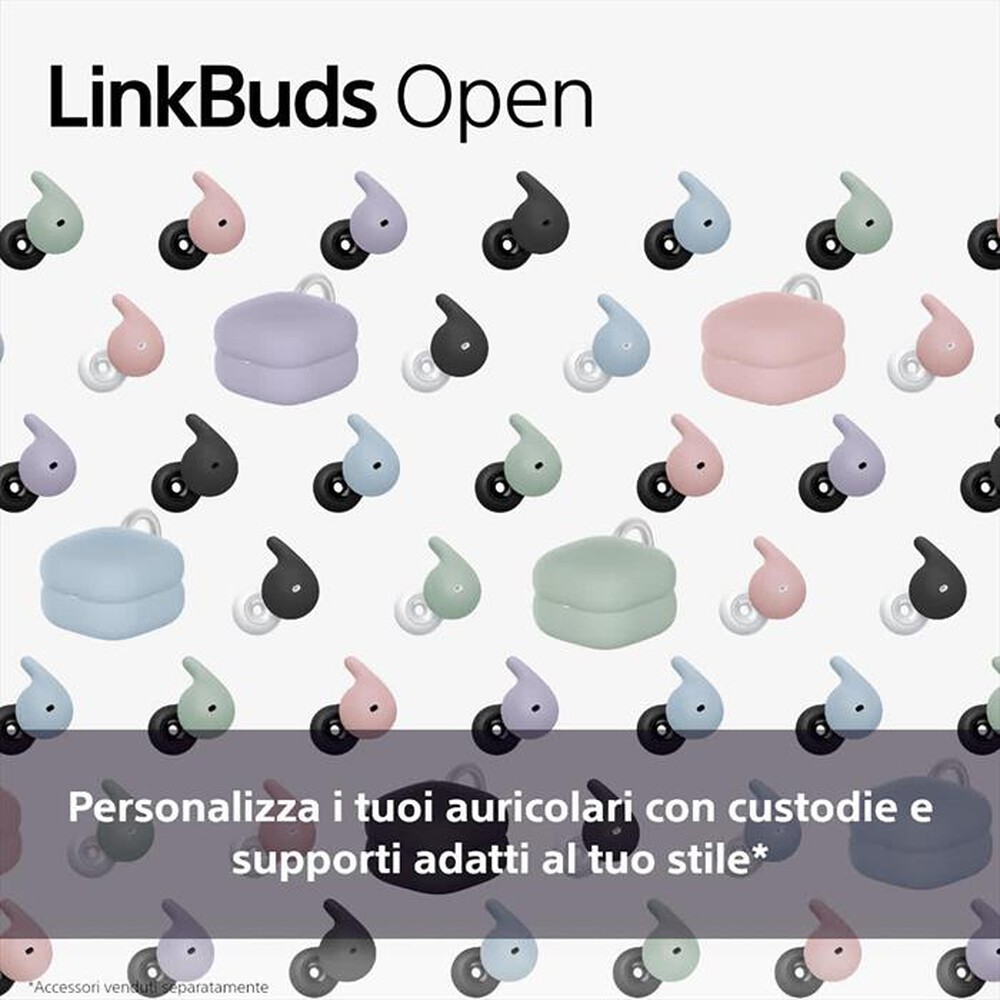 "SONY - Cover per custodia di ricarica Sony LinkBuds Open-Verde"