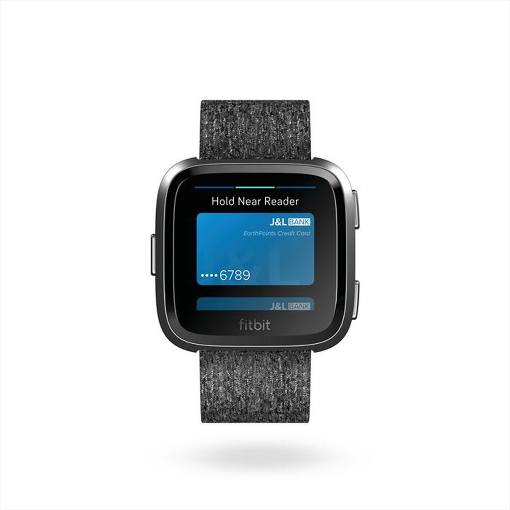 "FITBIT - VERSA -SMARTWATCH S.E. TESSUTO-ANTRACITE/ALLUMINIO GRIGIO"