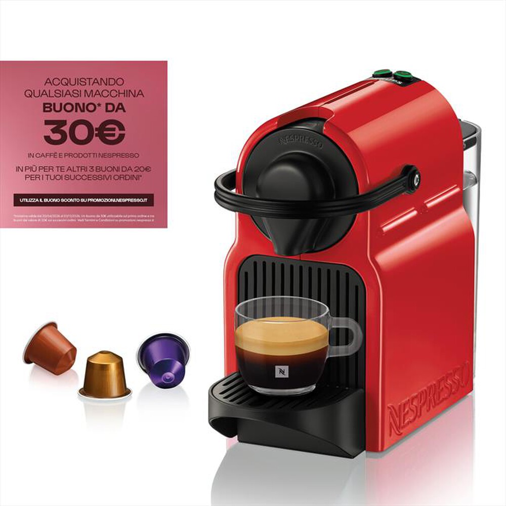 KRUPS - XN1005 Inissia Nespresso-Rosso