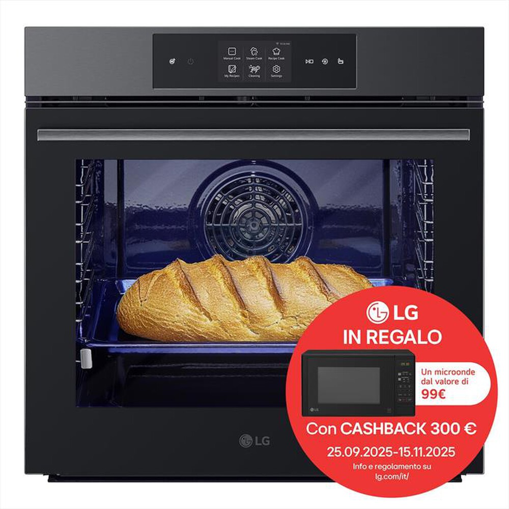 Immagine del prodotto LG - Forno incasso elettrico INSTAVIEW WSED7665B A++-Black Steel