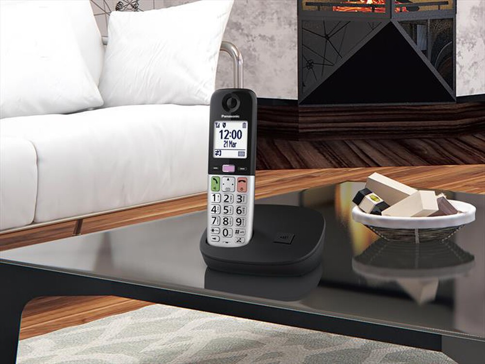 "PANASONIC - Cordless KX-TGU410EXB-Nero/Silver"