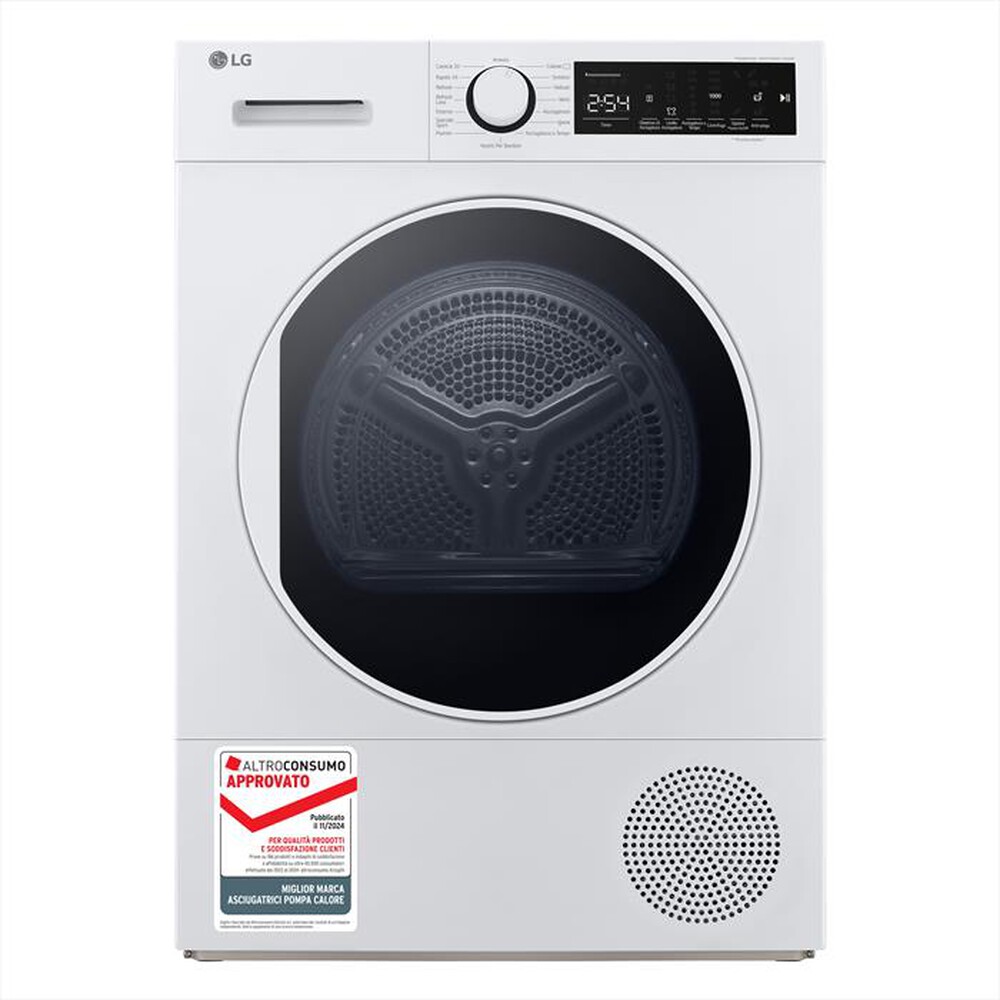 "LG - Asciugatrice RH80M3AV6R 8 Kg Classe A++-Bianca"