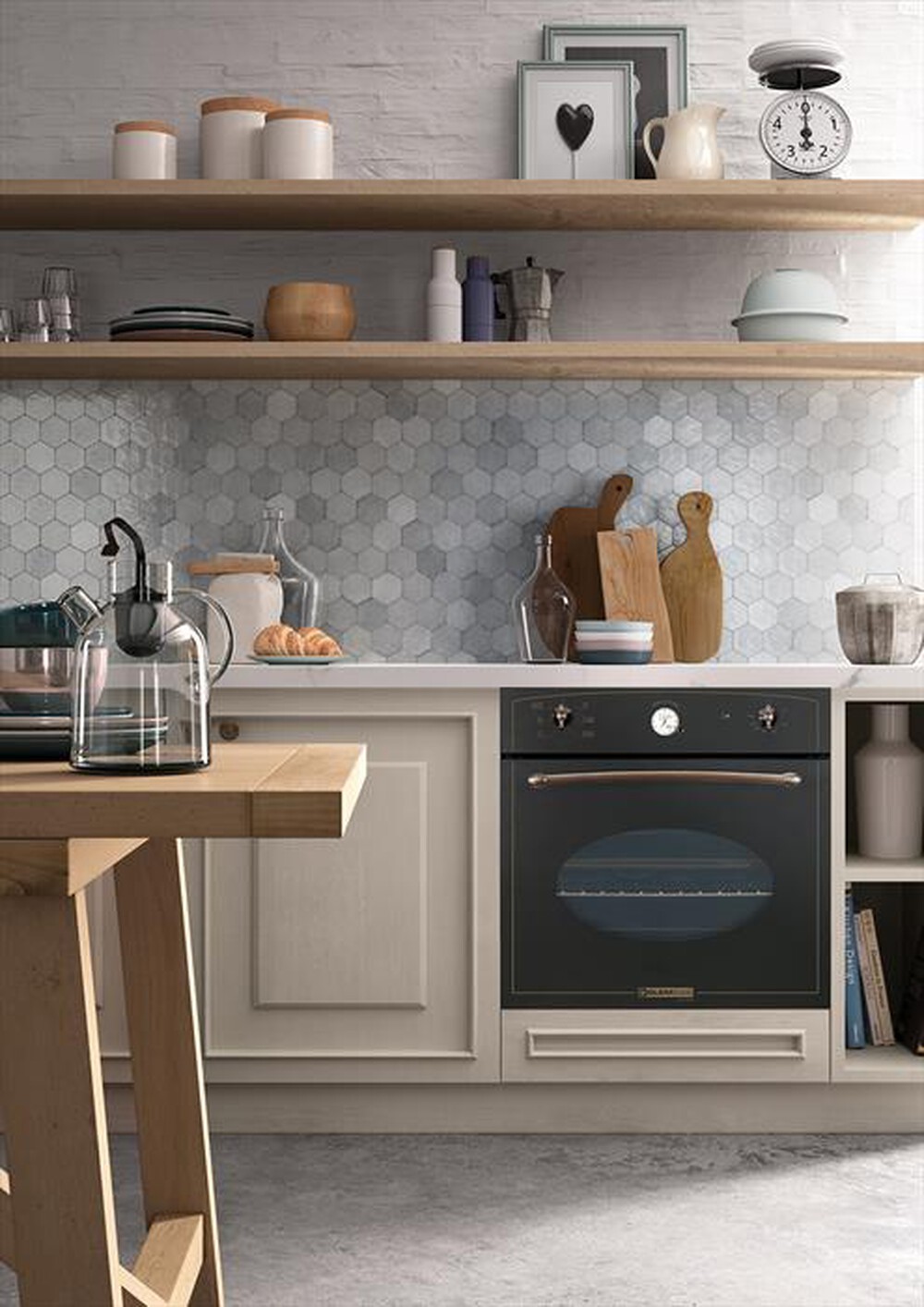 "GLEM GAS - Forno elettrico GFT64AN-S3-ANTRACITE"