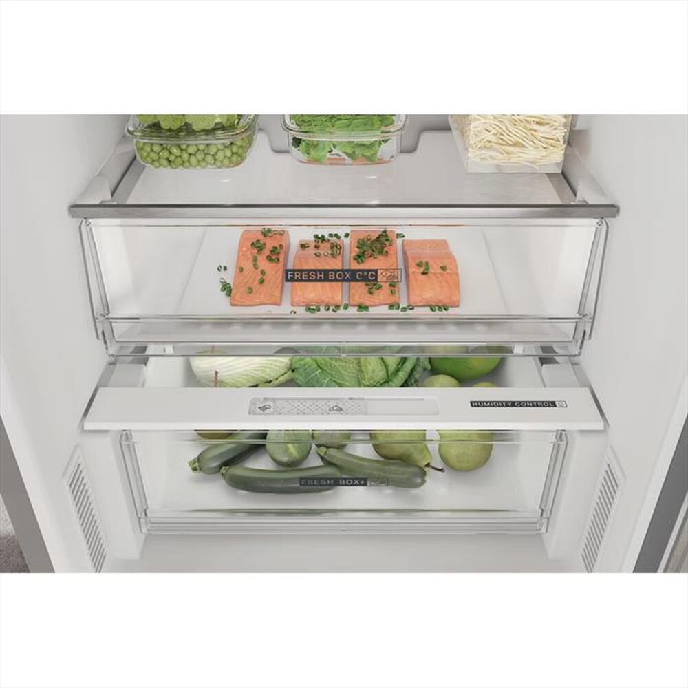 "WHIRLPOOL - Frigorifero combinato W7X 82I OX Classe E 335 lt-Stainless steel"