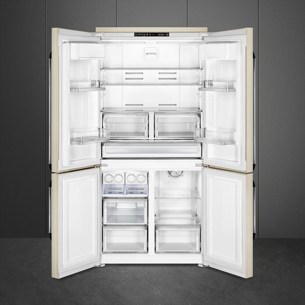 "SMEG - Frigorifero 3 e più porte FQ960P5 Classe F-Panna"