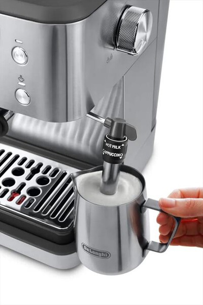 DE LONGHI - Macchina per caffè espresso manuale EM450.M-METAL