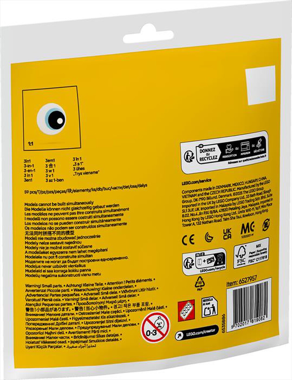 Immagine del prodotto LEGO - RECRUITMENT BAGS Tucano tropicale 30688