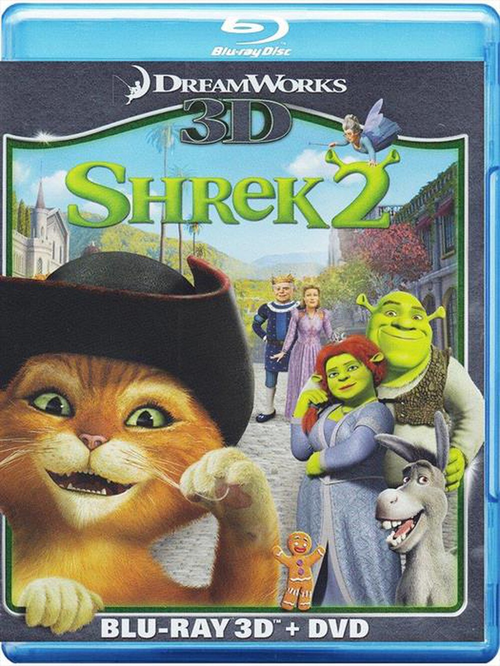 "WALT DISNEY - Shrek 2 (3D) (Blu-Ray 3D+Dvd)"