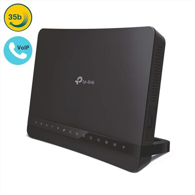 TP-LINK - VR1210V VDSL2 MODEM ROUTER 35B VOIP WIFI AC1200