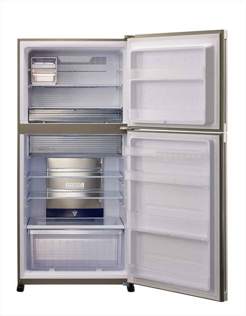 "SHARP - Frigorifero 2 porte SJXG690MBE Classe F 613lt-BEIGE BRILLANTE"