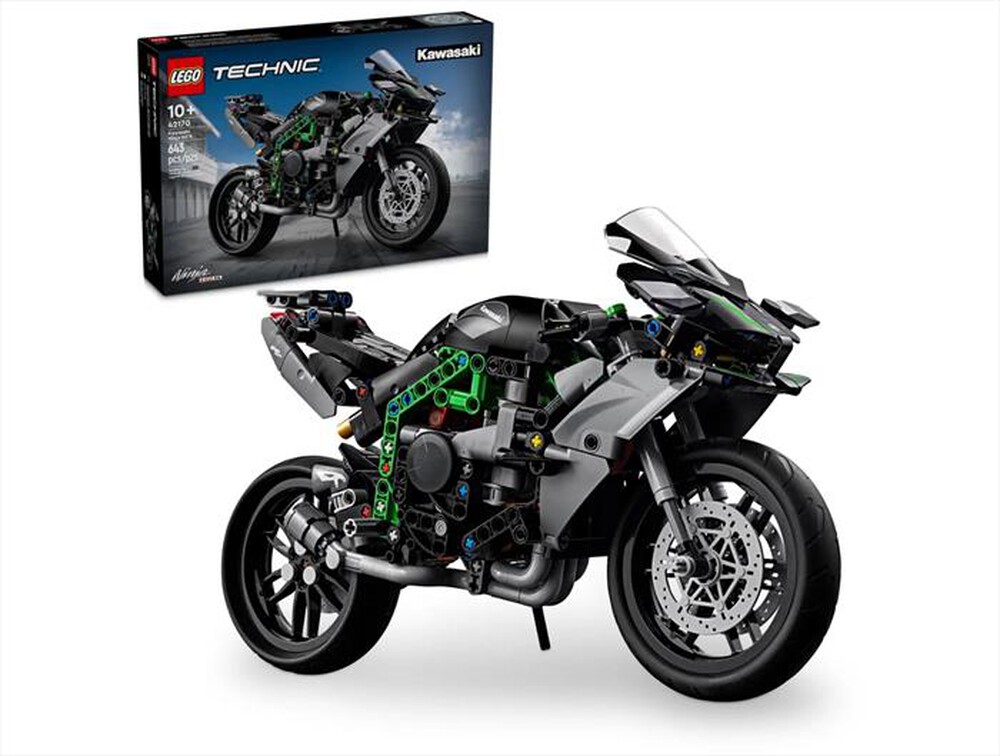 "LEGO - TECHNIC Motocicletta Kawasaki Ninja H2R - 42170-Multicolore"