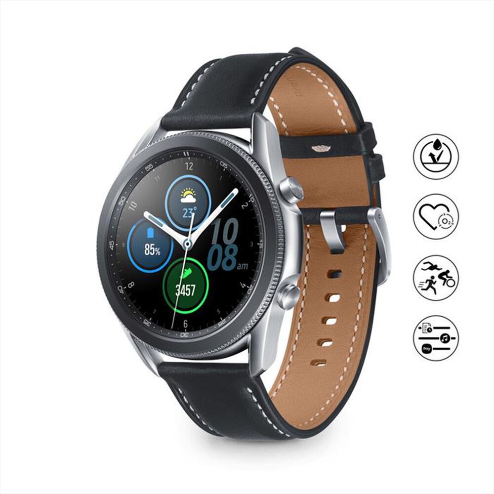 "SAMSUNG - GALAXY WATCH3 BLUETOOTH 45 MM-Mystic silver"