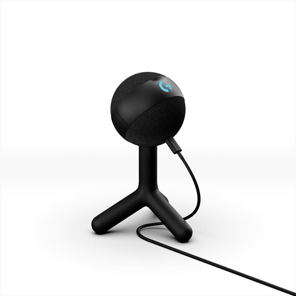 "LOGITECH - Microfono a condensatore G Yeti Orb RGB-Nero"