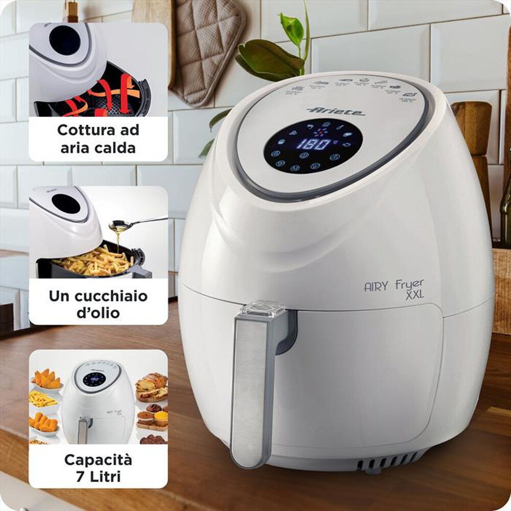 Immagine del prodotto ARIETE - 4618 Airy Fryer XXL Friggitrice ad aria 7L-bianco
