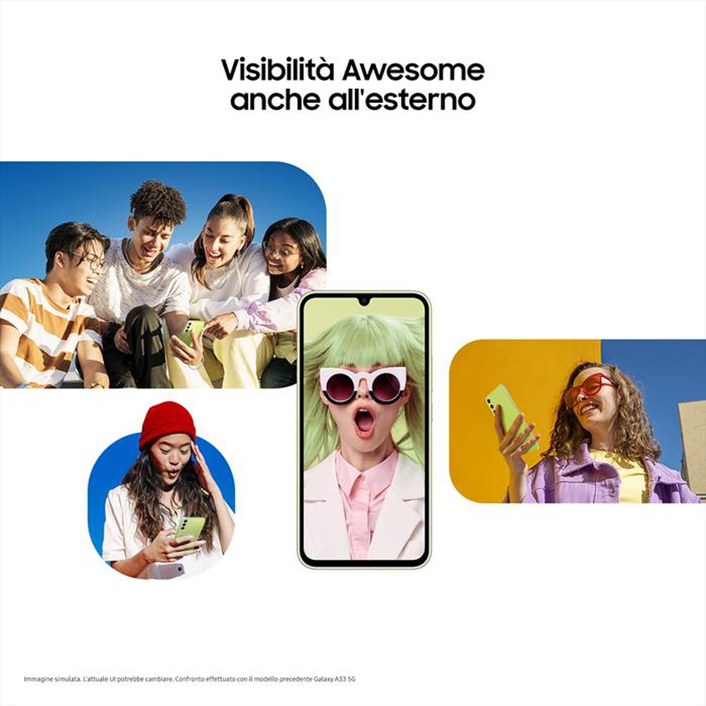 Immagine del prodotto SAMSUNG - GALAXY A34 5G 128GB-Awesome Lime
