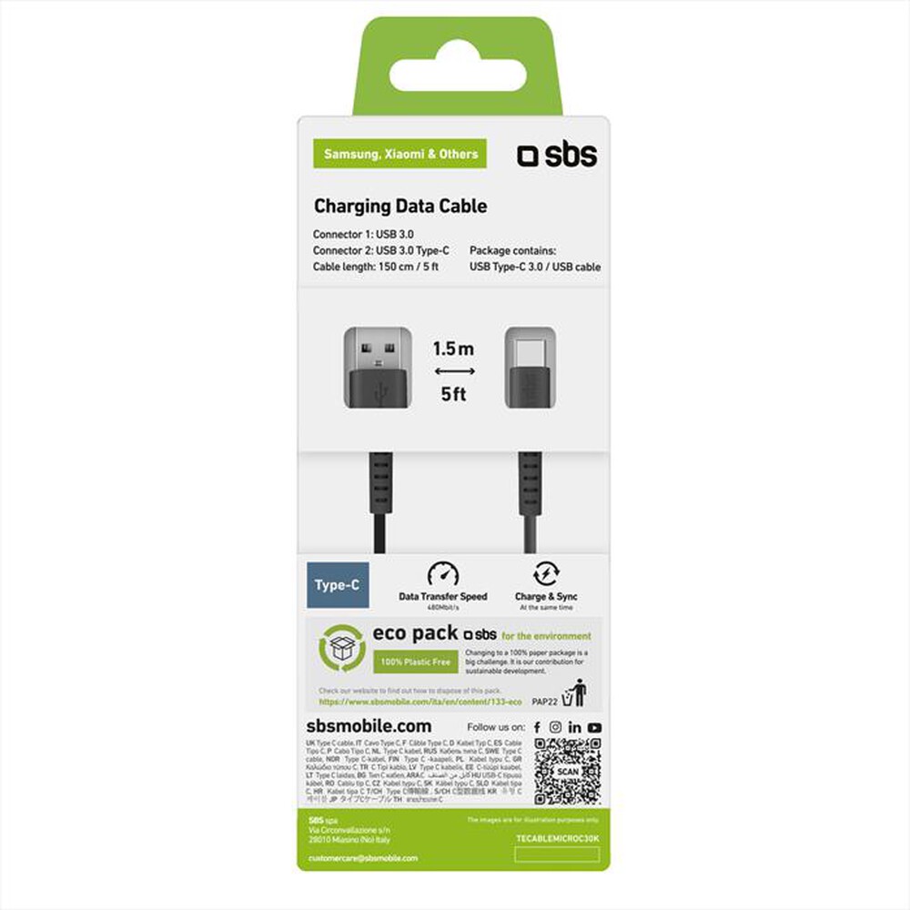 Immagine del prodotto SBS - TECABLEMICROC30K-Nero