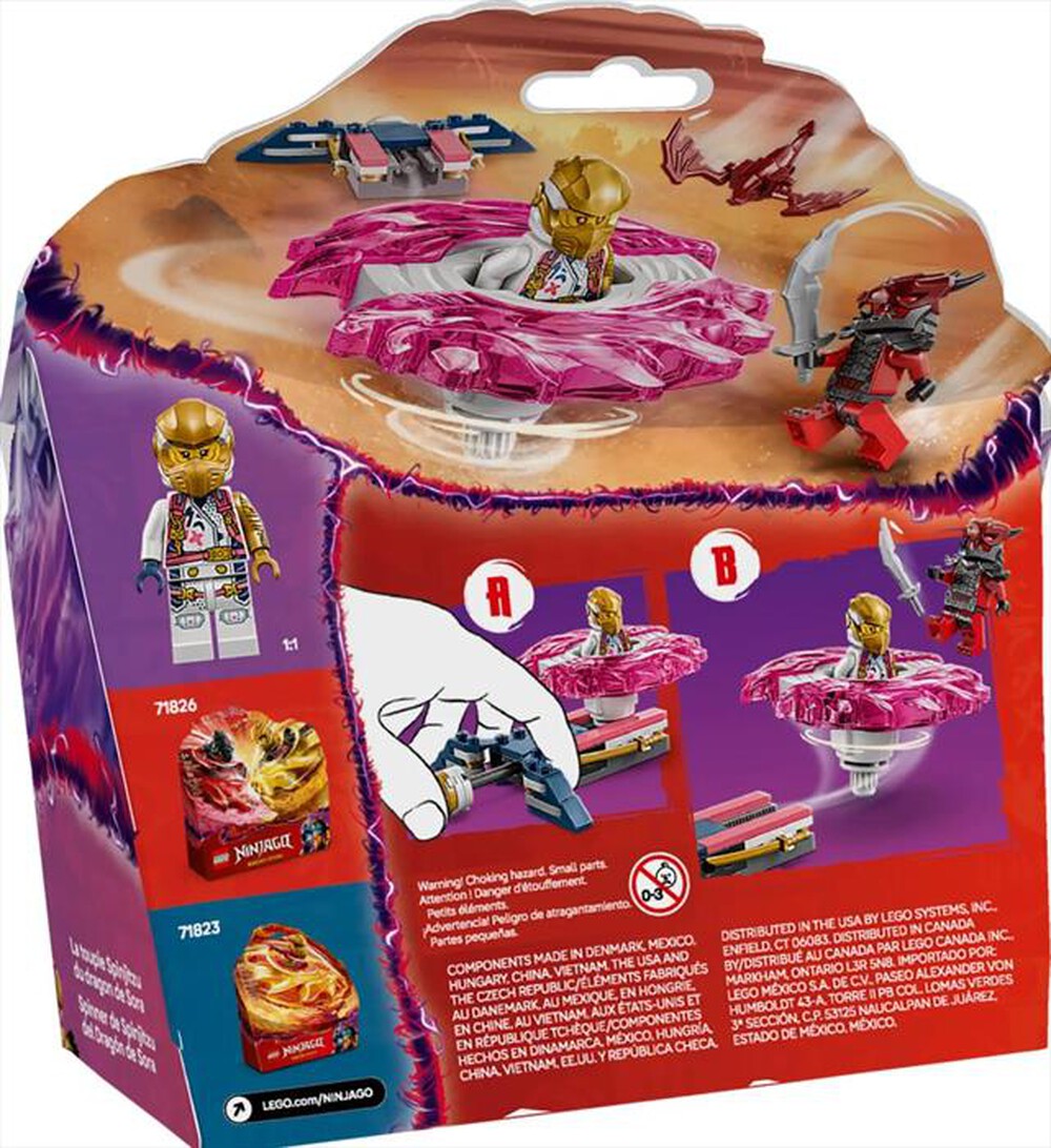 "LEGO - NINJAGO Spinner del drago Spinjitzu di Sora -71824-Multicolore"