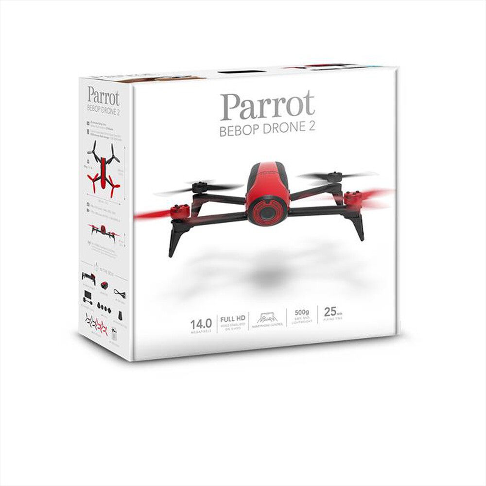 "PARROT - Bebop Drone 2-ROSSO"