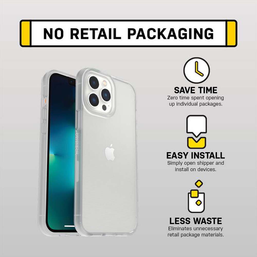 "OTTERBOX - REACT - CUSTODIA IPHONE 13 PRO MAX/12 PRO MAX-trasparente"