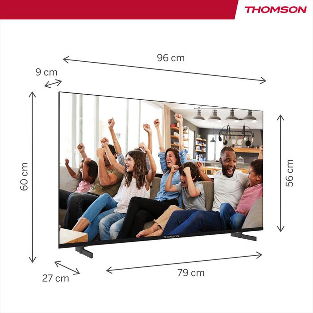 "THOMSON - Smart TV LED UHD 4K 43\" 43UG5C14-Nero"