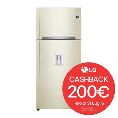 LG - Frigorifero 2 porte GTF744SEPED Classe E 509L-Beige