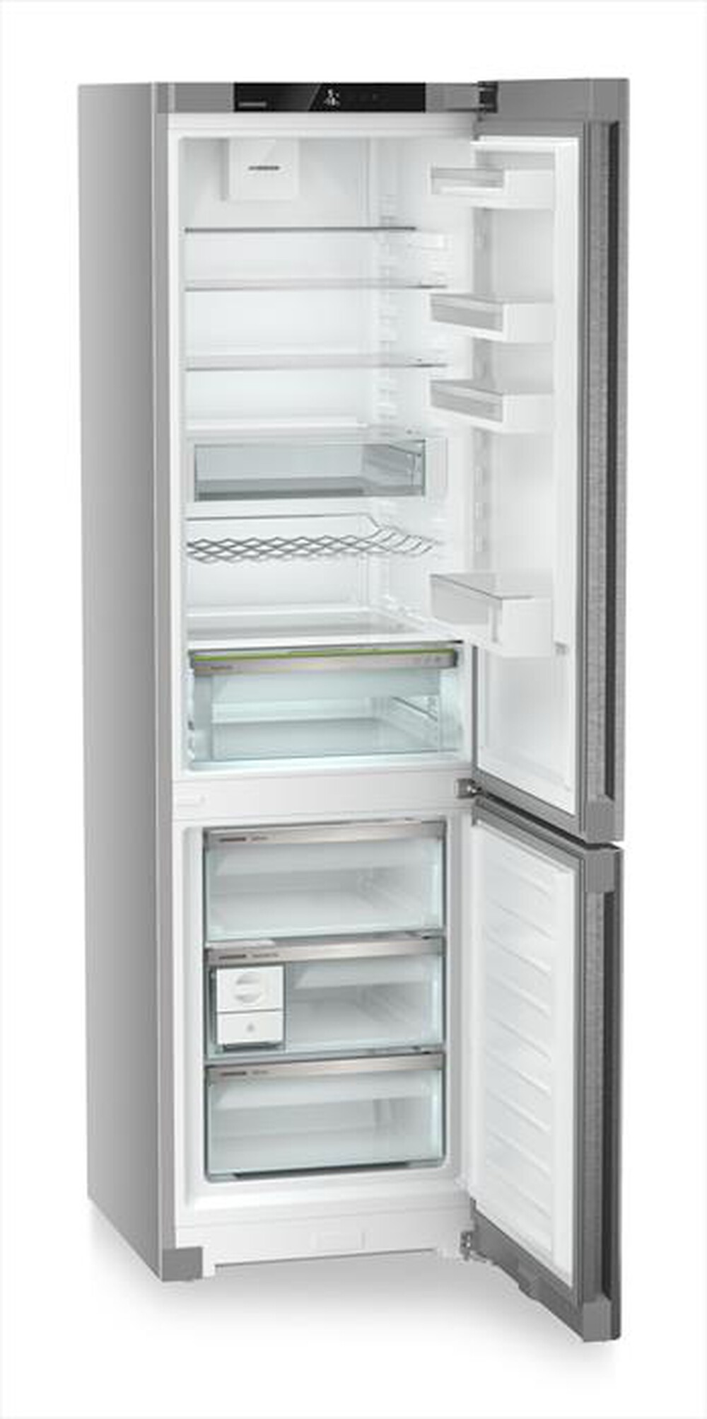 "LIEBHERR - Frigorifero combinato CNSDD 5723-20 Classe D-Acciaio SmartSteel / Silver"