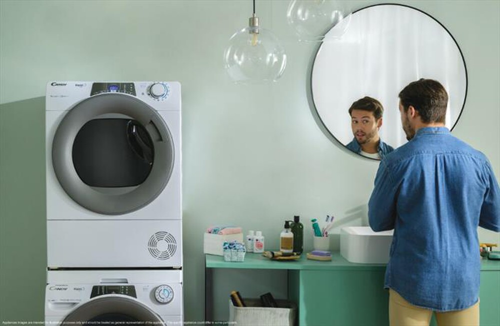"CANDY - Asciugatrice RPE H10A2TER-S 10 Kg Classe A++-Bianco"