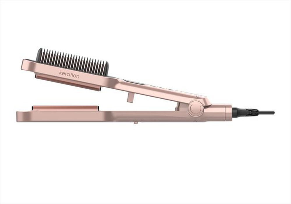"GAMA - Ferro per capelli KERATION WAVER & BRUSH-Oro"