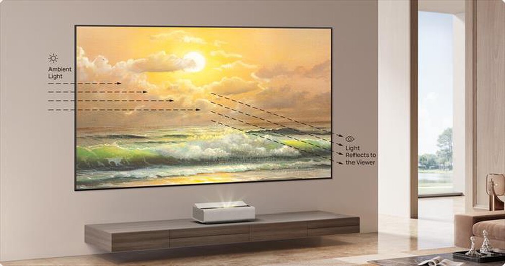 "XGIMI - AURA 2 - PROIETTORE LASER UST IMAX 4K-Bianco"