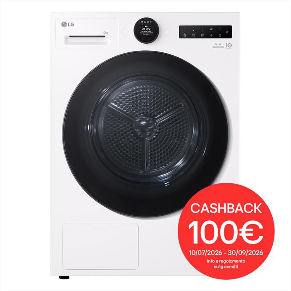 Immagine del prodotto LG - Asciugatrice RHX7010TWB 10Kg Classe C-Bianco