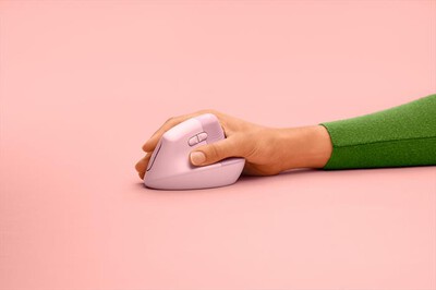 LOGITECH - Lift Vertical Ergonomic Mouse-Rosa/Rosa scuro