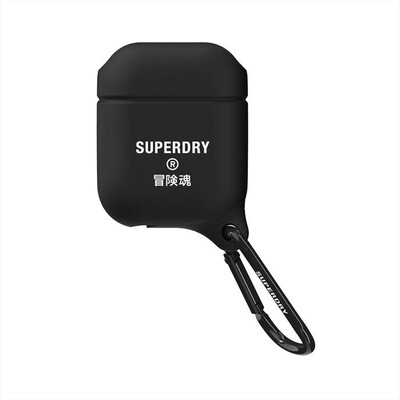 SUPERDRY - 41692 SUPERDRY CUSTODIA AIRPODS-NERO / SILICONE