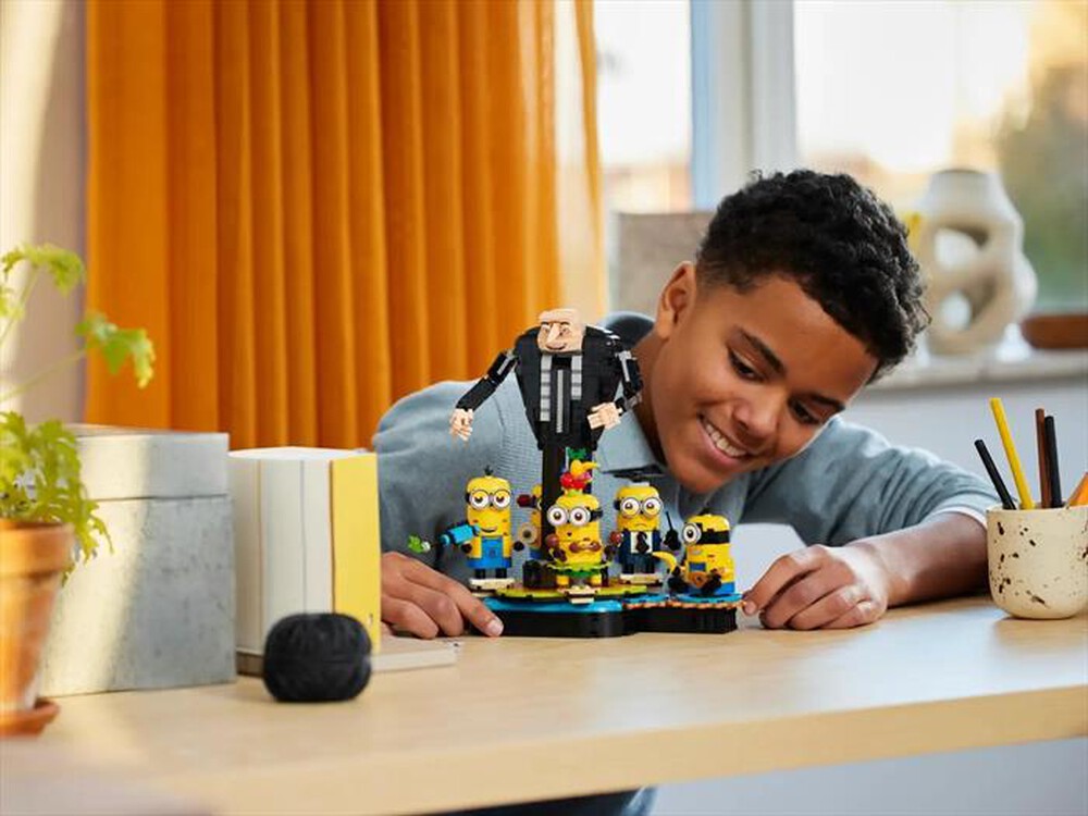 "LEGO - Gru e Minions in mattoncini - 75582-Multicolore"