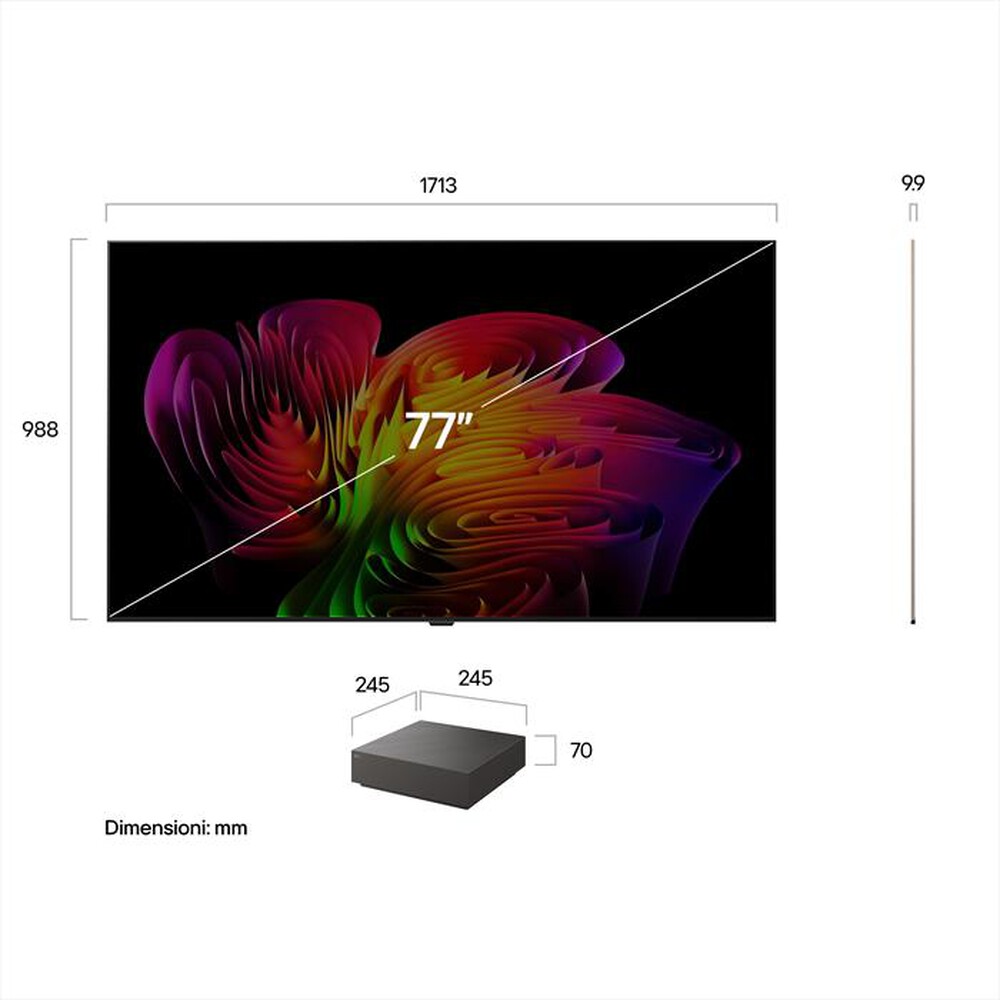Immagine del prodotto LG - TV OLED 4K 77" WALLPAPER EVO AI W6 OLED77W69LA-Umber Brown