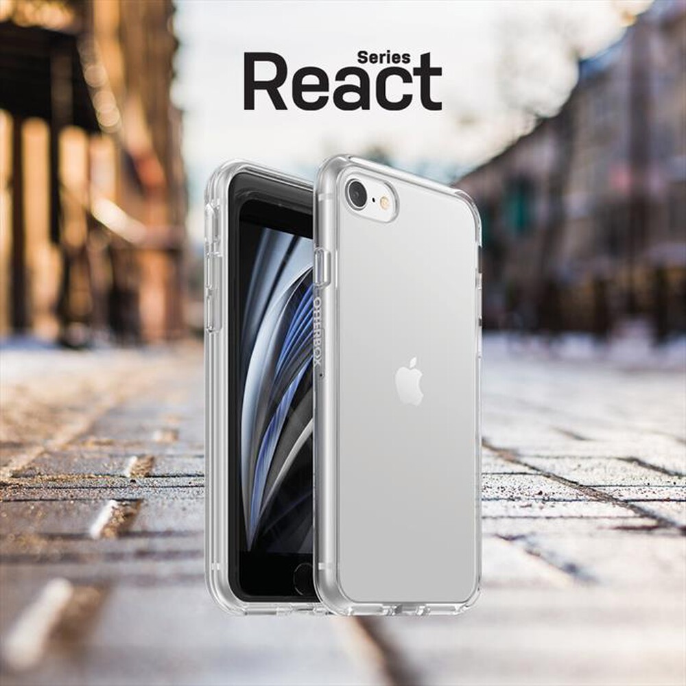 "OTTERBOX - REACT - CUSTODIA PER IPHONE SE 2020/8/7-trasparente"