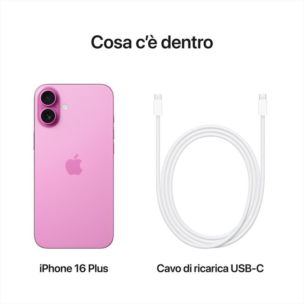 Immagine del prodotto APPLE - iPhone 16 Plus 128GB-Rosa