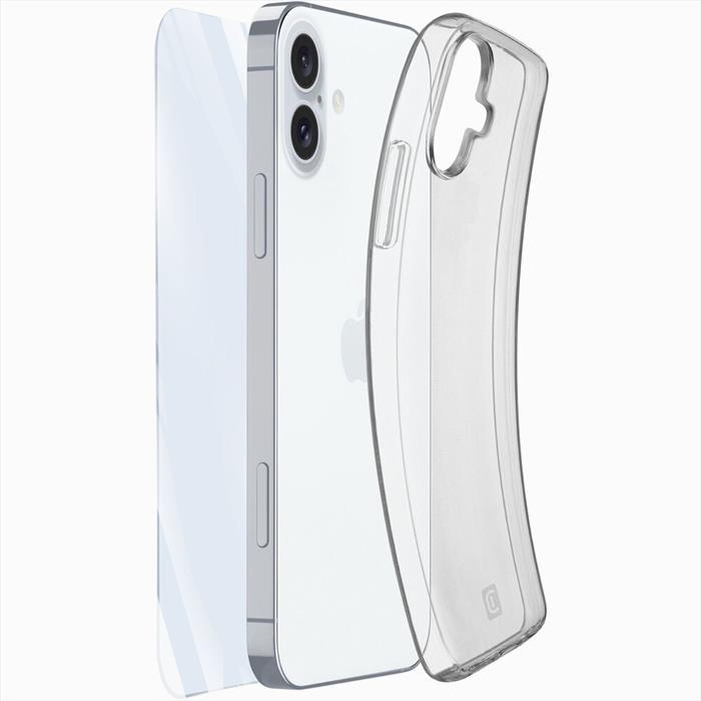 Immagine del prodotto CELLULARLINE - Kit di accessori PROTECTION KIT per IPHONE 17-Trasparente
