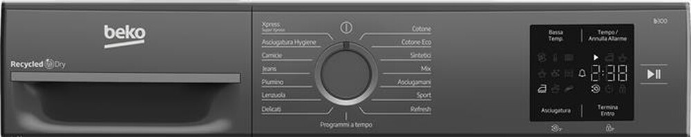 Immagine del prodotto BEKO - Asciugatrice BMTEU93EA 9 Kg Classe D-Grigio, Bianco