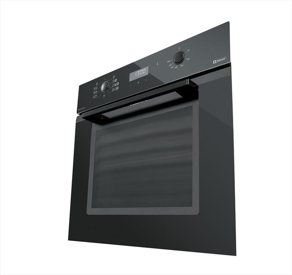 "GLEM GAS - Forno incasso elettrico GFU98BK-S6V3 Classe A-Nero Lucido"