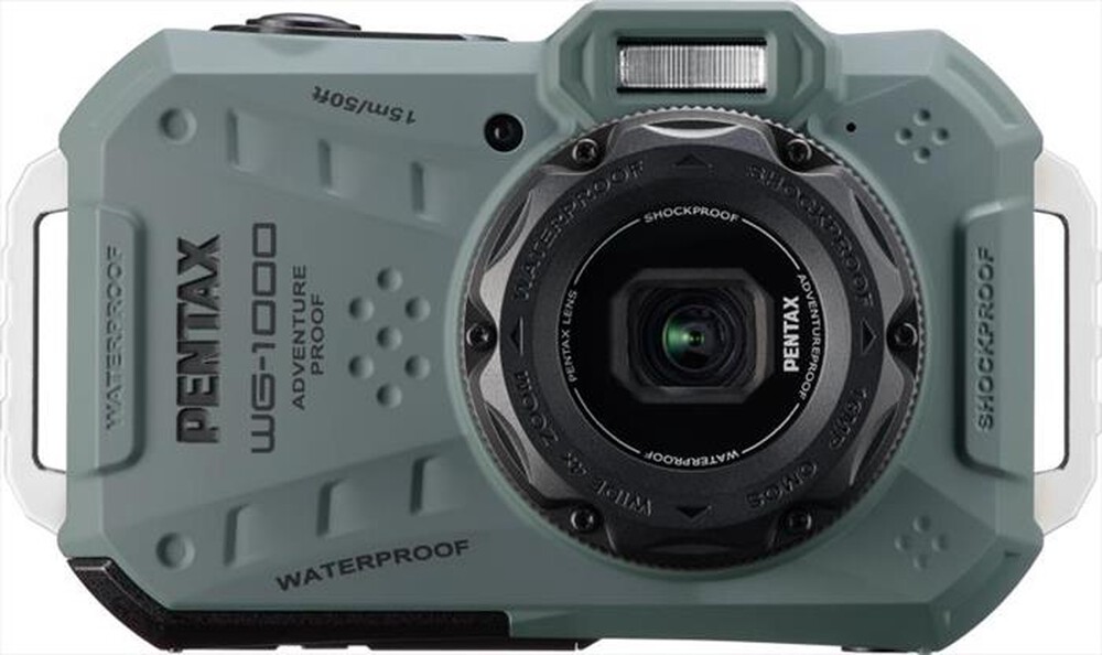 "PENTAX - Fotocamera compatta WG-1000-Olive"