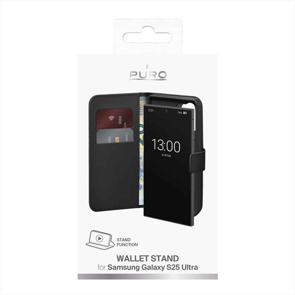 Immagine del prodotto PURO - Cover Booklet Samsung S25 Ultra PUSGS25UBOOKC8BLK-Nero
