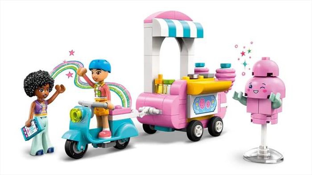 "LEGO - FRIENDS Bancarella zucchero filato e scooter-42643-Multicolore"