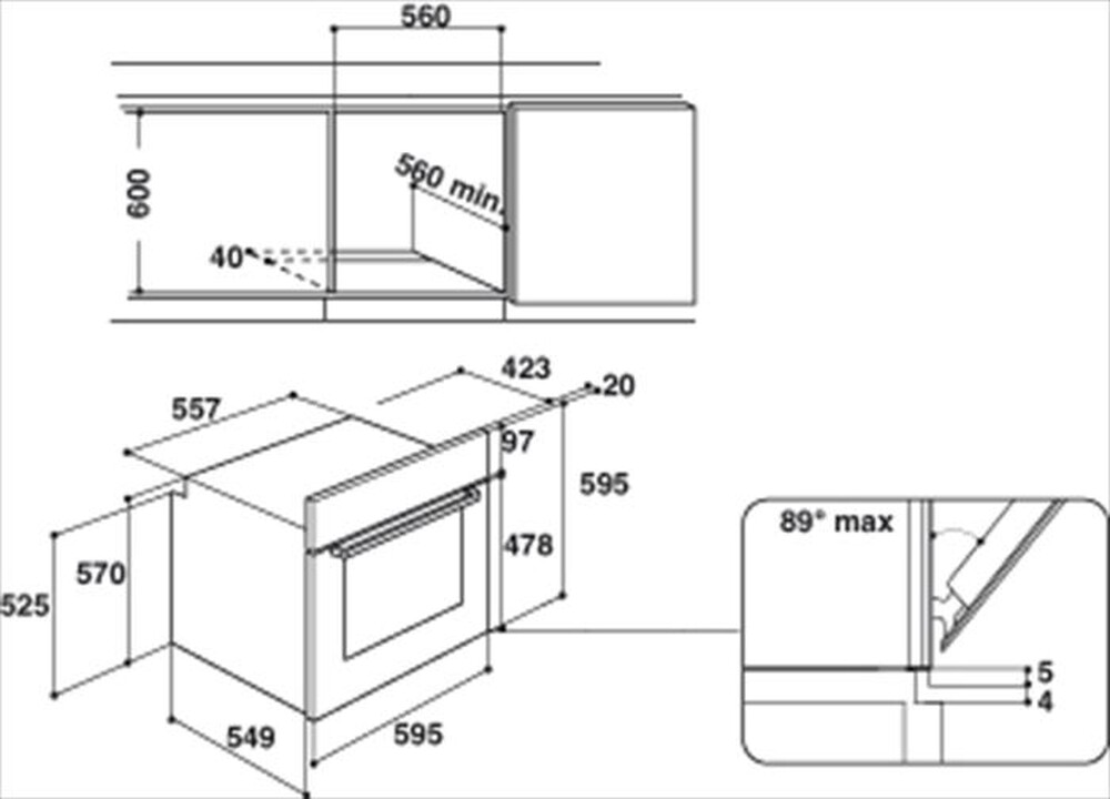 "INDESIT - Forno incasso elettrico IFW 4534 H WH Classe A"