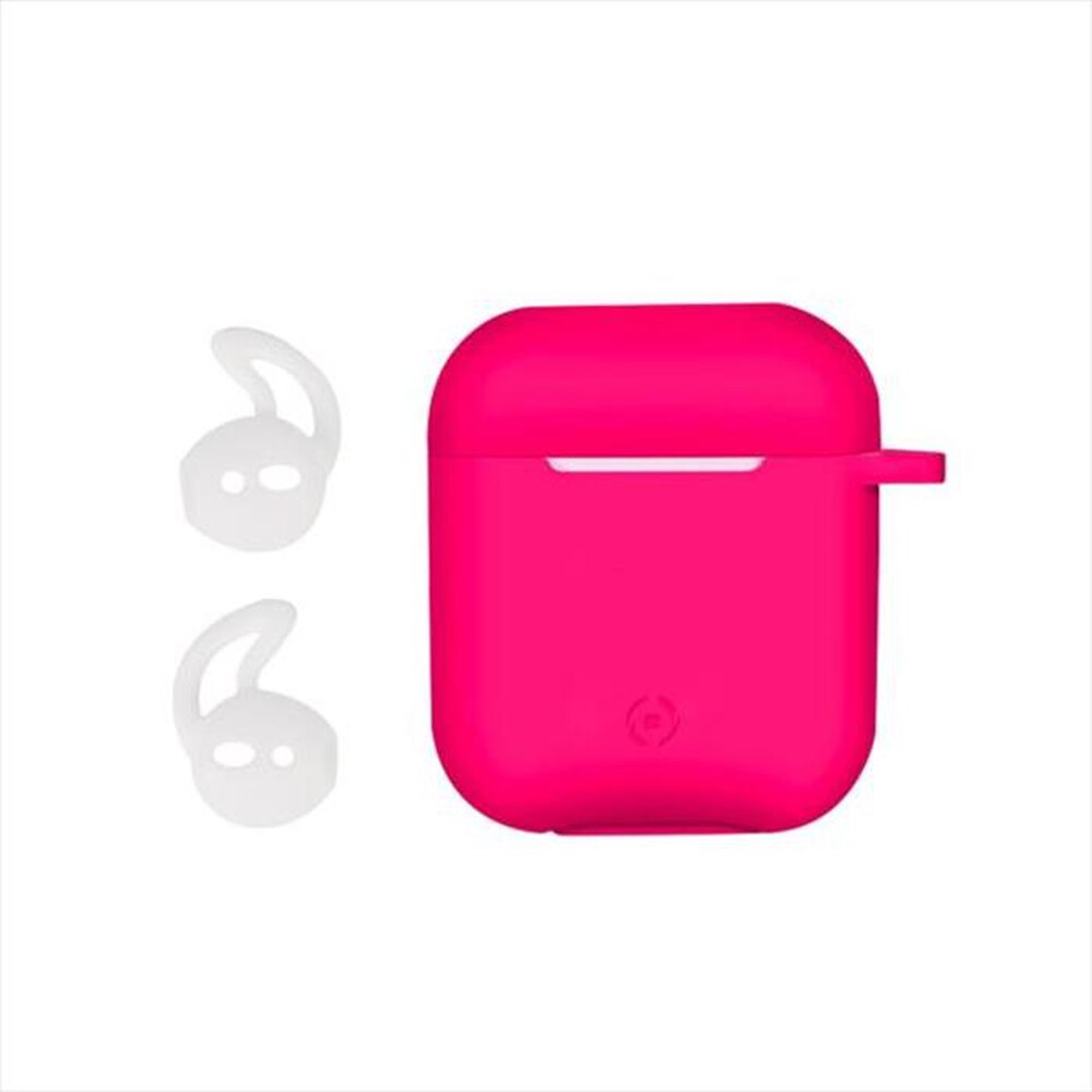 "CELLY - CUSTODIA PER CHARGING BOX DELLE AIRPODS-Fucsia/Silicone"