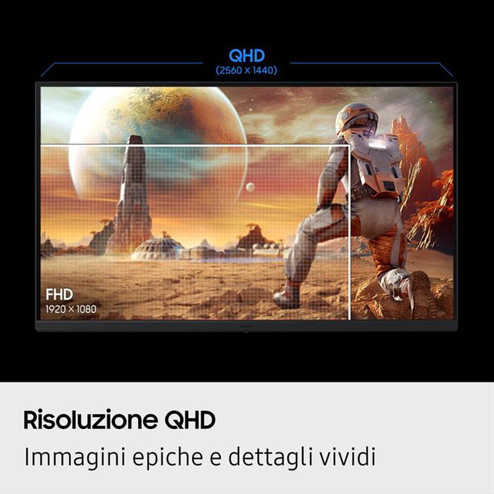 Immagine del prodotto SAMSUNG - MONITOR GAMING ODYSSEY G5 27" - G53F-Black